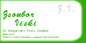 zsombor viski business card